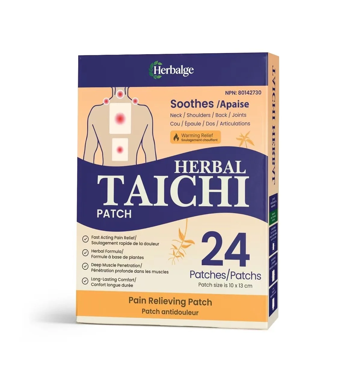 Warming Sensation Herbal Taichi Waist Patch