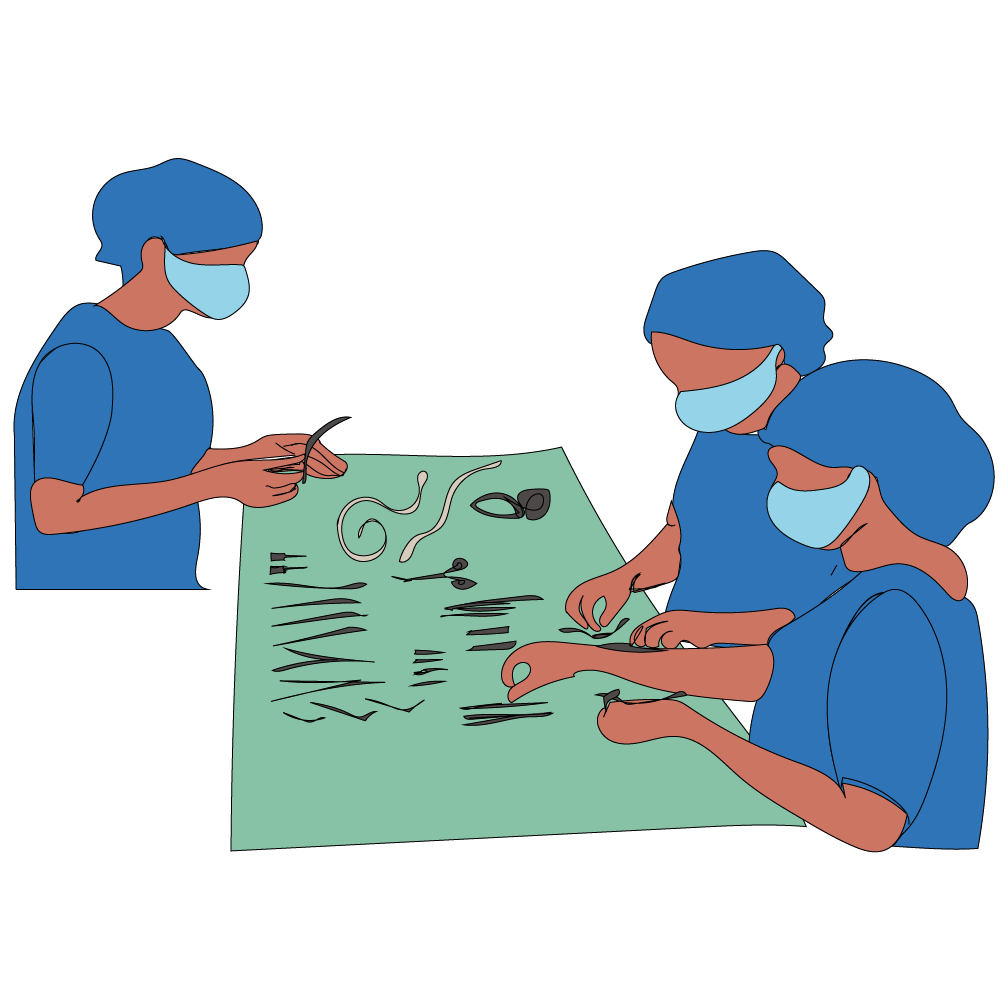 Surgical Instrument Prep at AEH