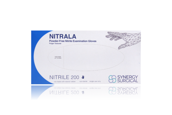 Synergy Surgical Nitrile exam gloves