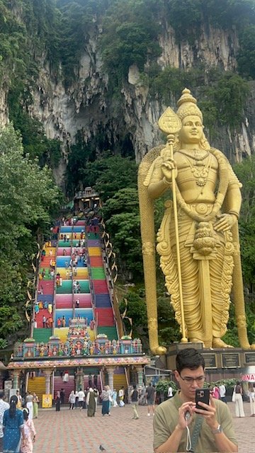 Rainbow stairs Batu Caves Malaysia