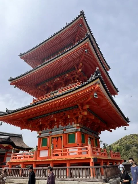 Three story pagoda Japan