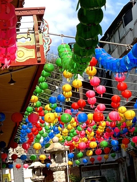 Colorful lanterns South Korea