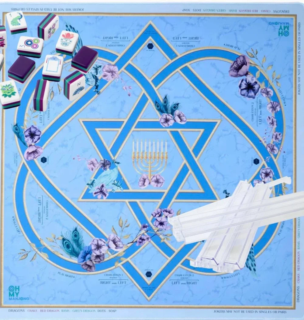 Oh My Mahjong Gemma mahjong tiles real-life table