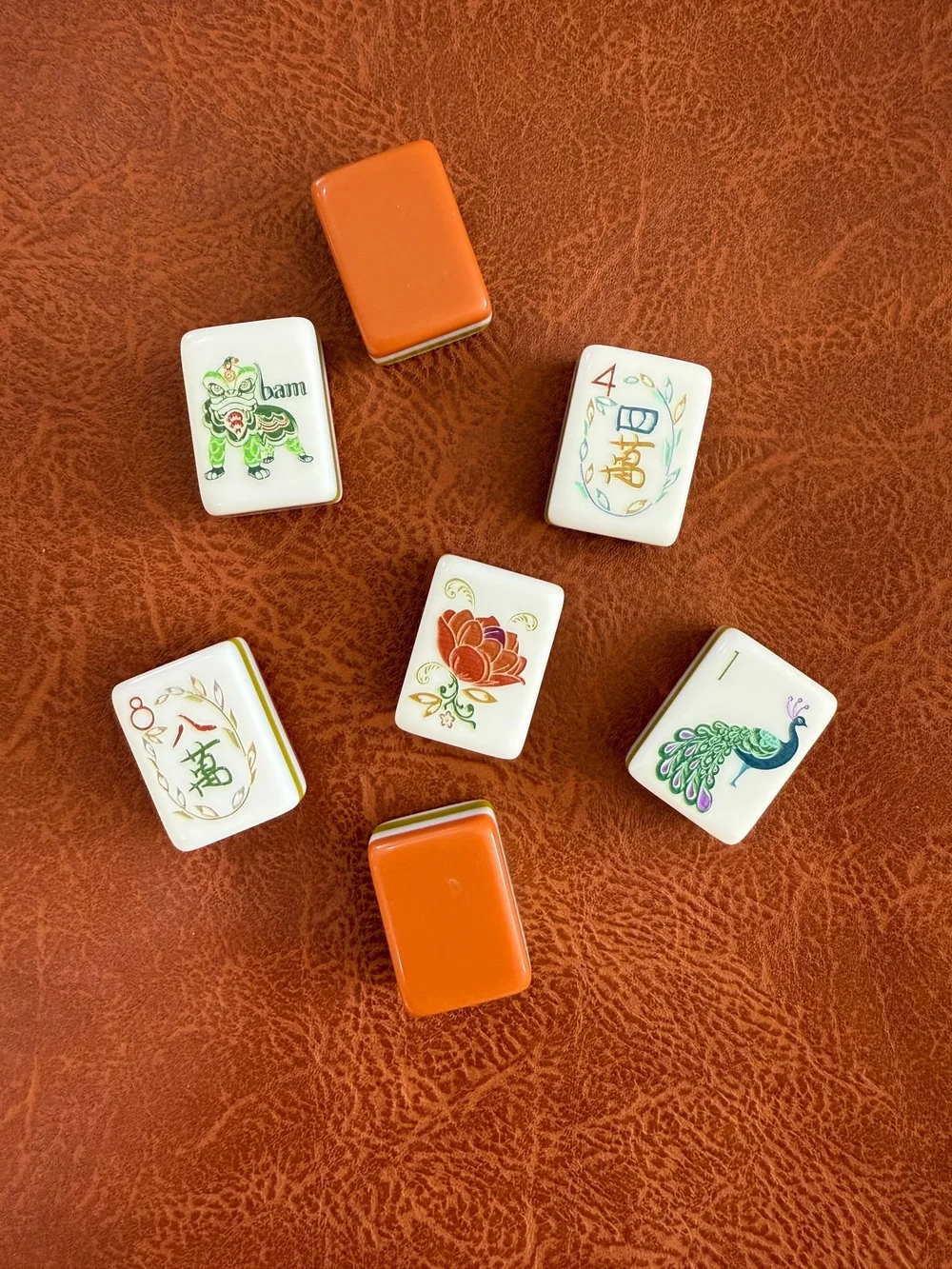 Oh My Mahjong Sierra mahjong tiles real-life table