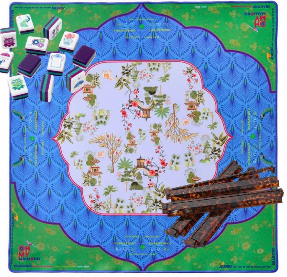 Oh My Mahjong Gemma mahjong tiles real-life table