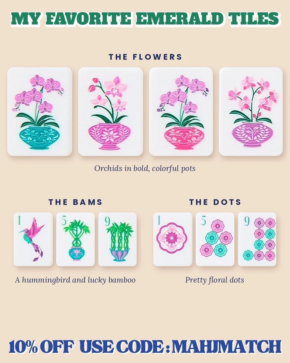 My favorite Emerald mahjong tiles