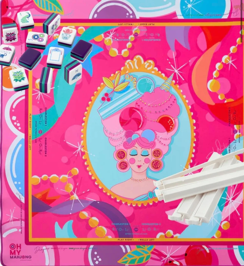 Oh My Mahjong Gemma mahjong tiles real-life table