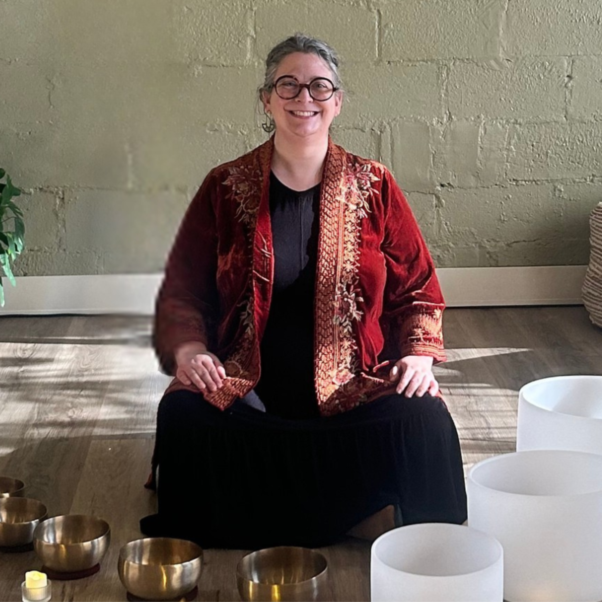 Joann Schermerhorn, sound healer and founder of Carried Sound, Kansas City