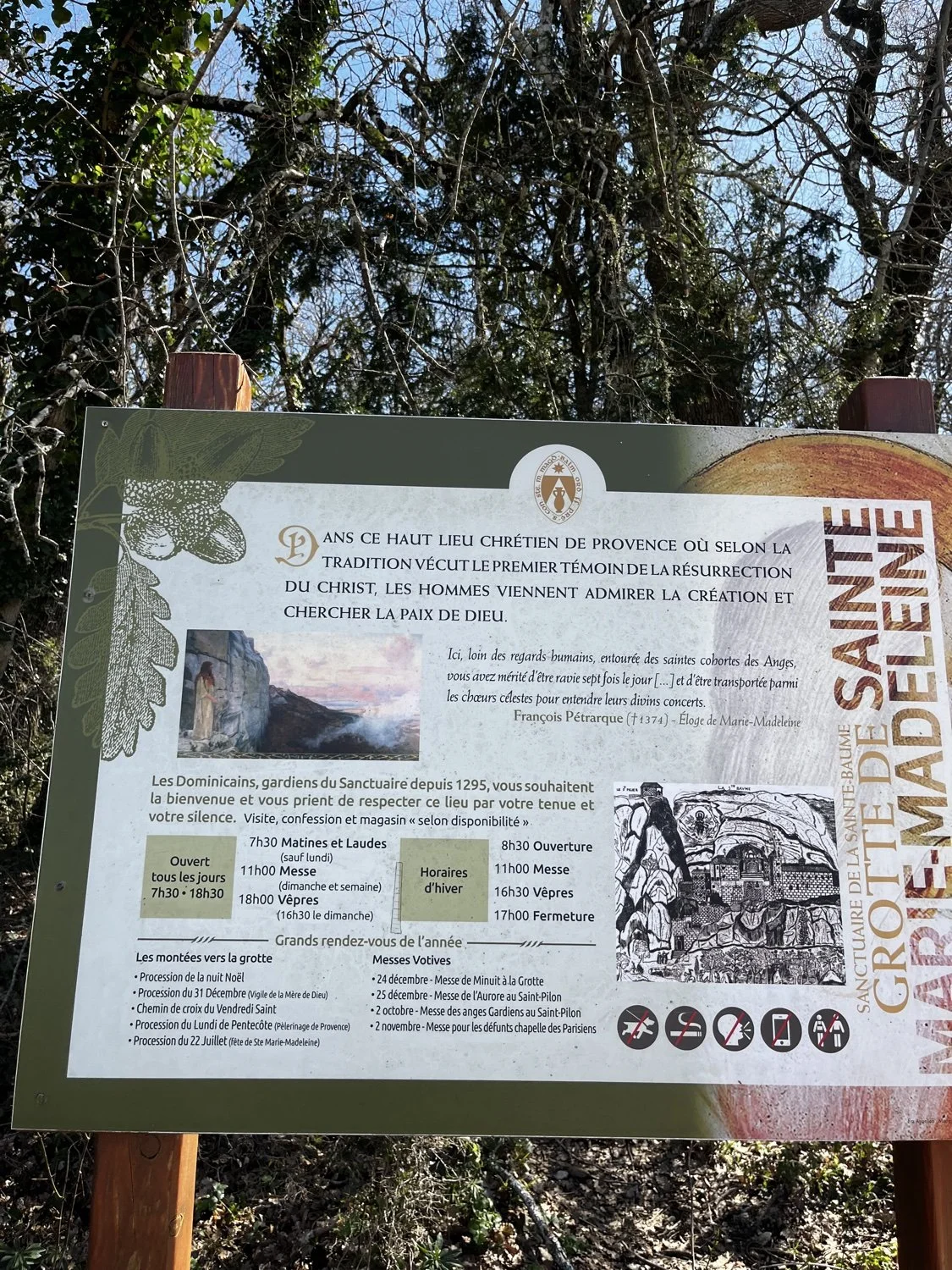 The sanctuary sign