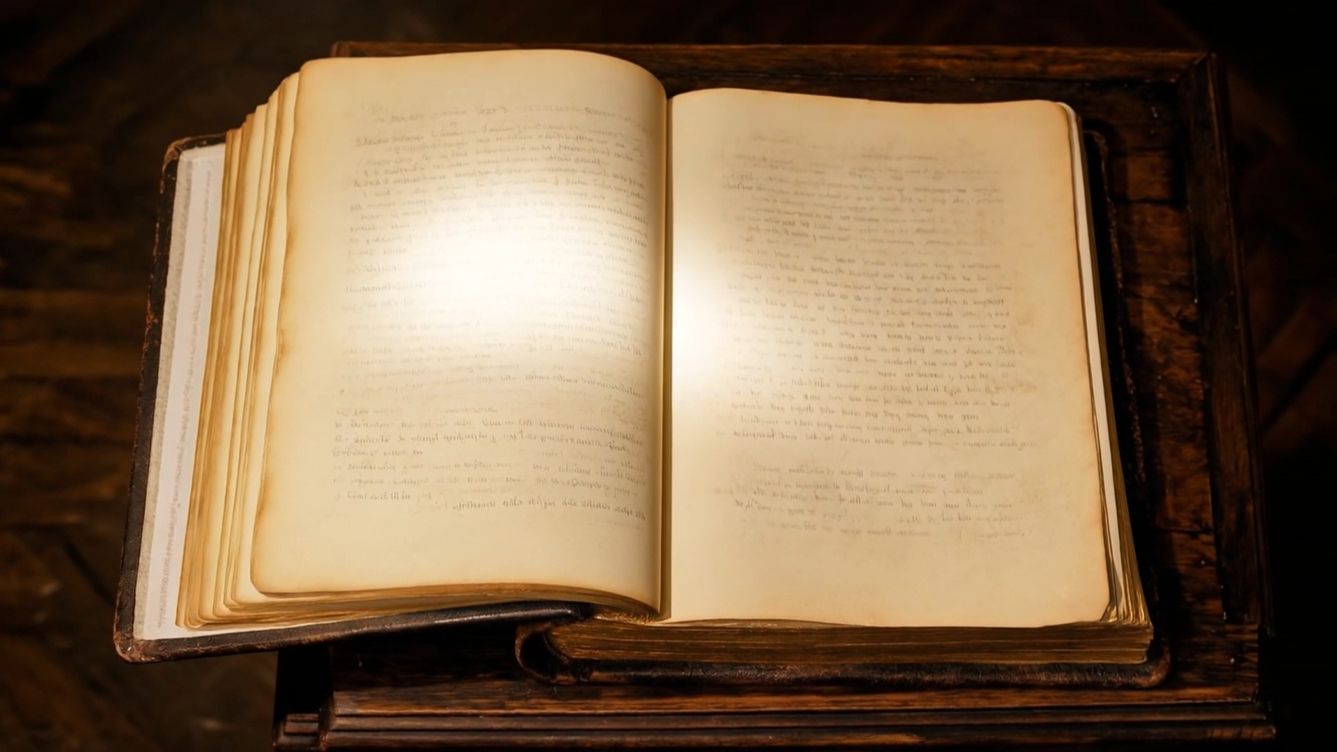 The Blackwood Family Bible Open
