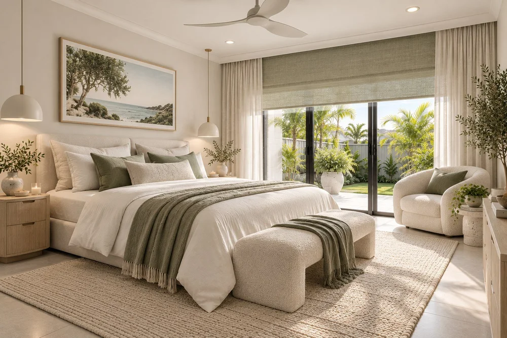 A peaceful retreat — illustrative interior