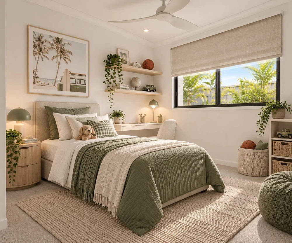 Room to grow — illustrative interior