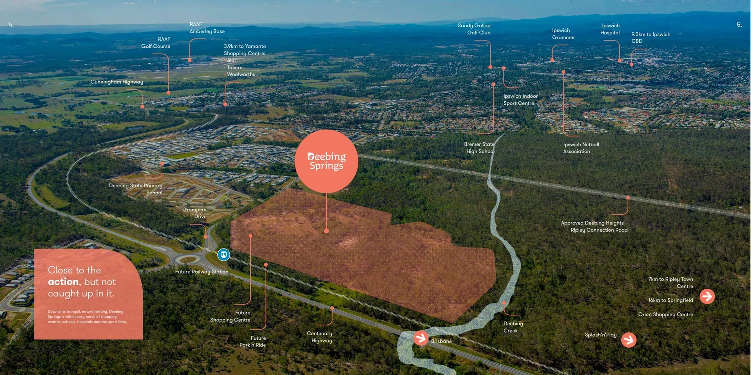 Deebing Springs and its surroundings — indicative imagery