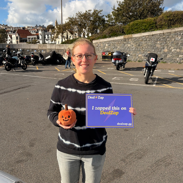 Pumpkin Jellycat zapped by a DealZap subscriber in Guernsey