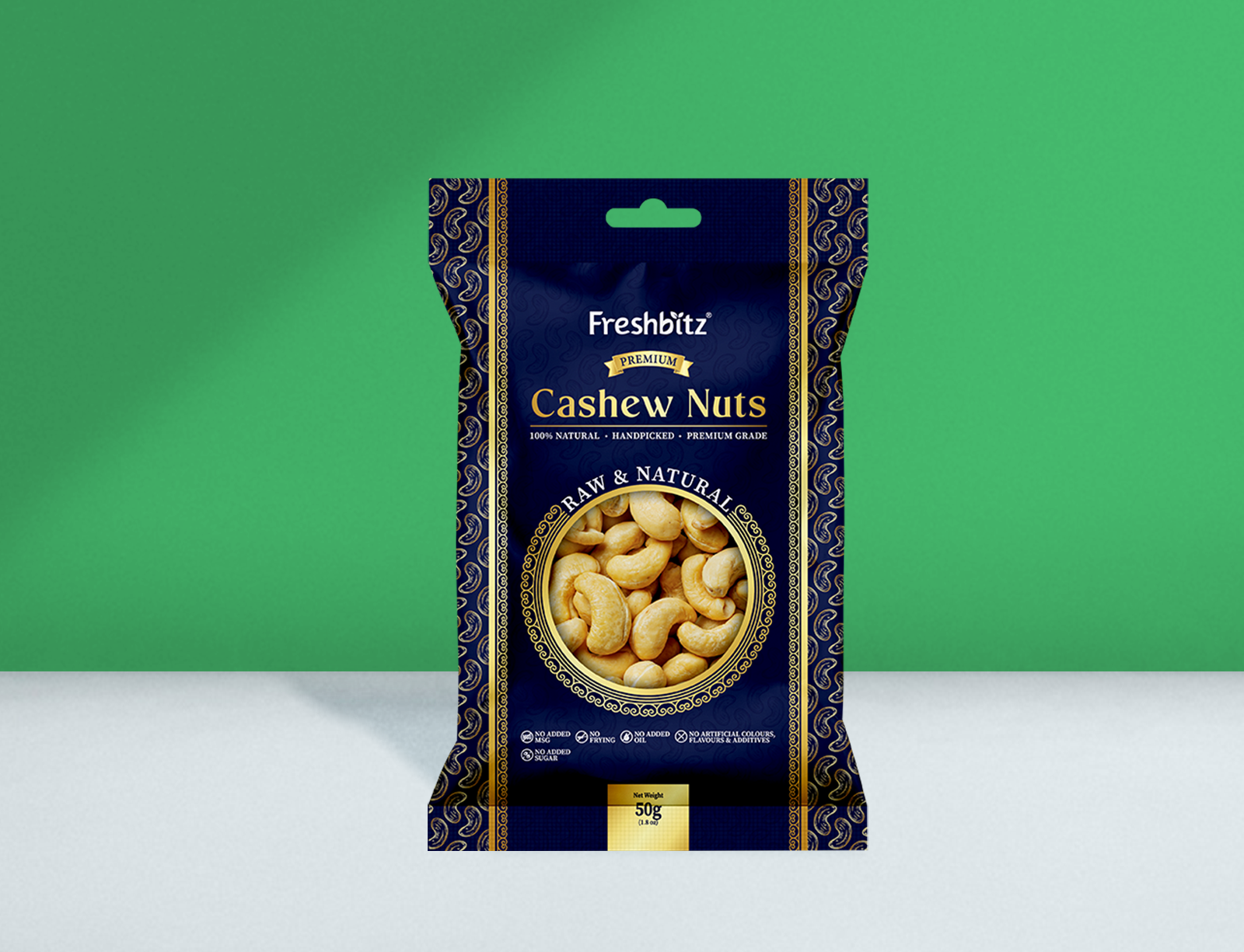 Cashew Nuts Raw Natural 50g