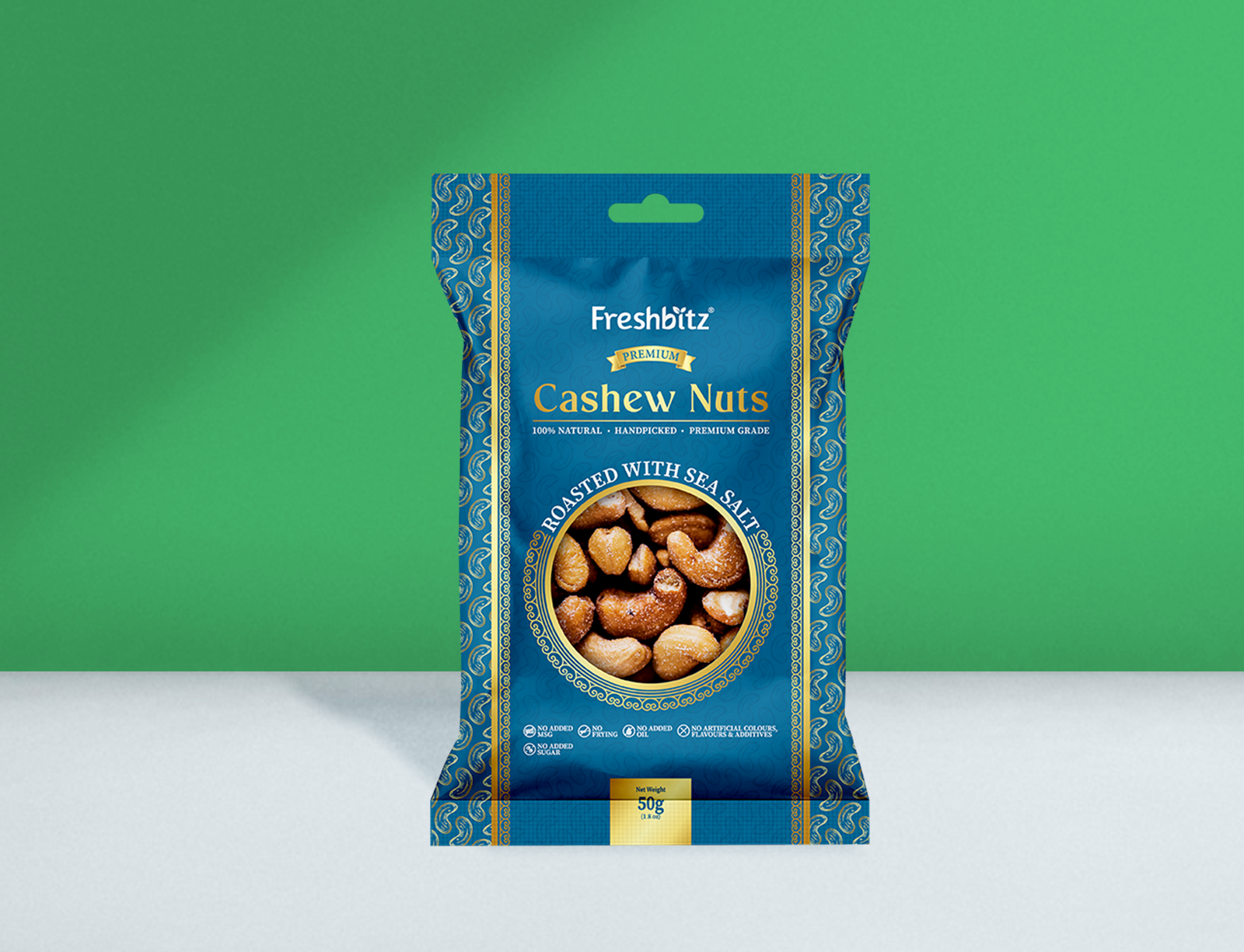 Cashew Nuts Roasted Salted 50g
