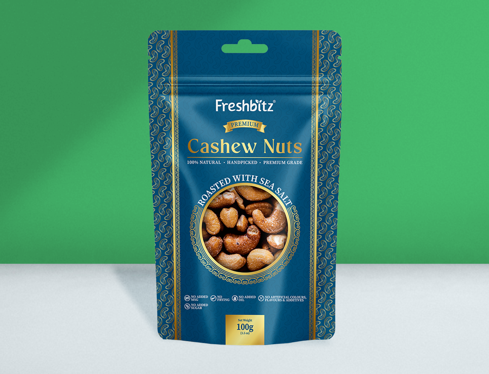 Cashew Nuts Roasted Salted 100g