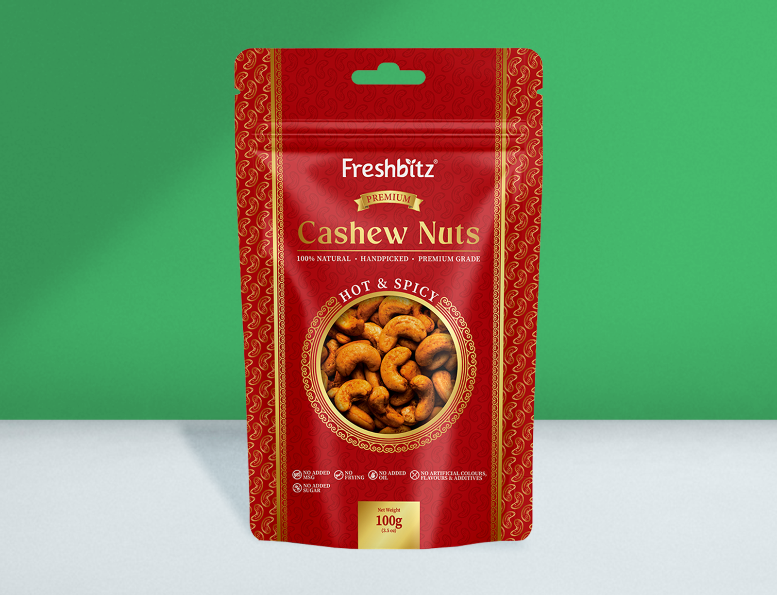 Cashew Nuts Hot Spicy 100g
