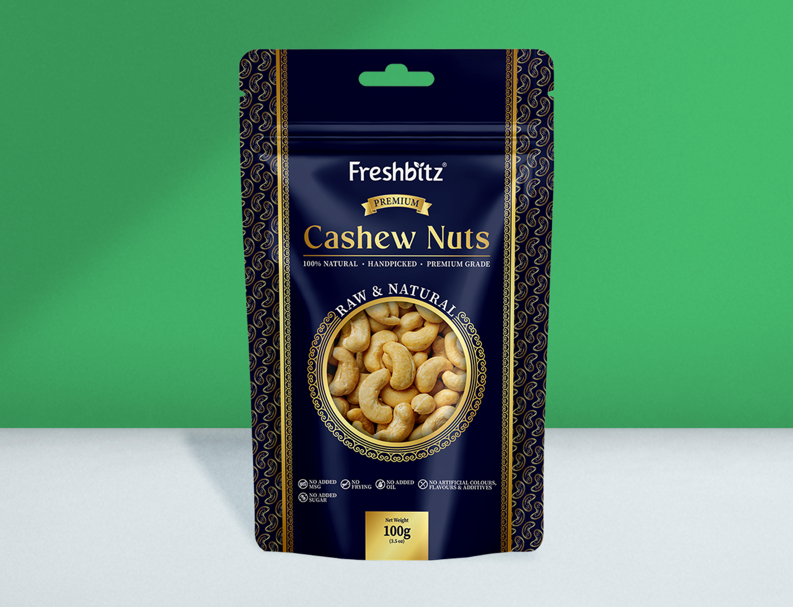 Cashew Nuts Raw Natural 100g