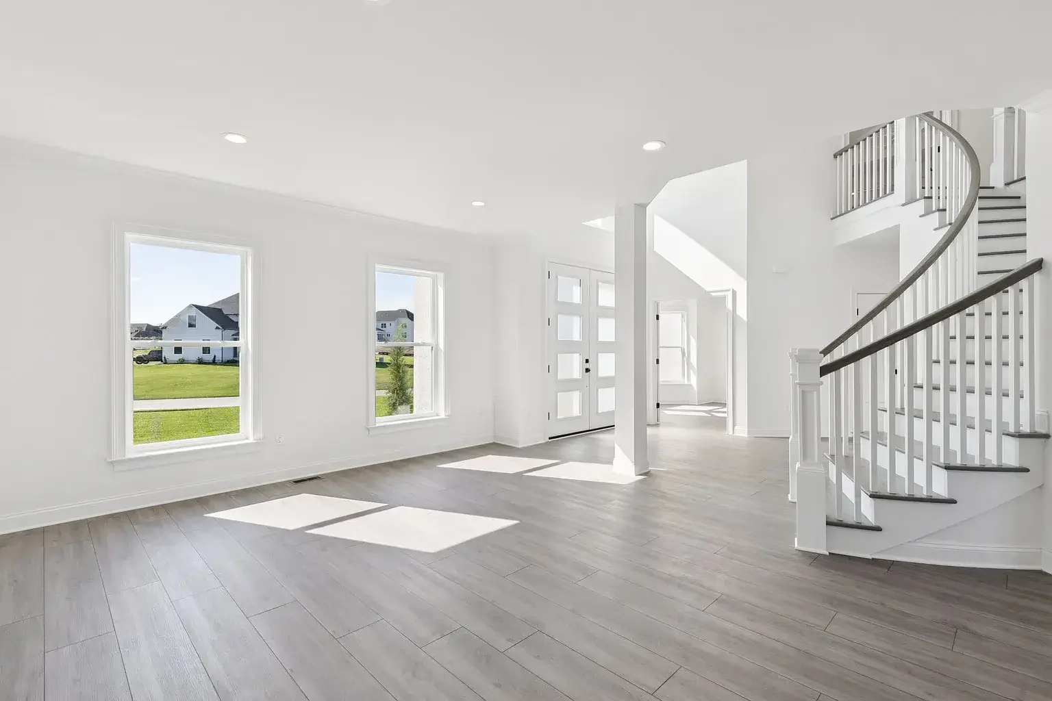 Open-concept living room remodel