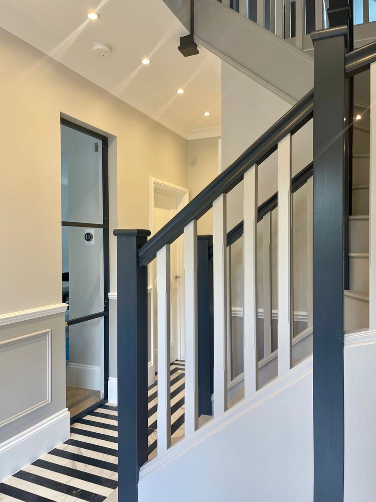 Staircase restructure in Wimbledon by RELM Interiors