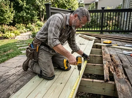 Deck Structural Repair DM Home Improvement