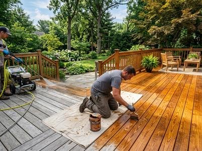 Deck Staining & Power Washing DM Home Improvement