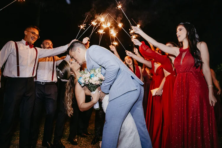 Real wedding moment