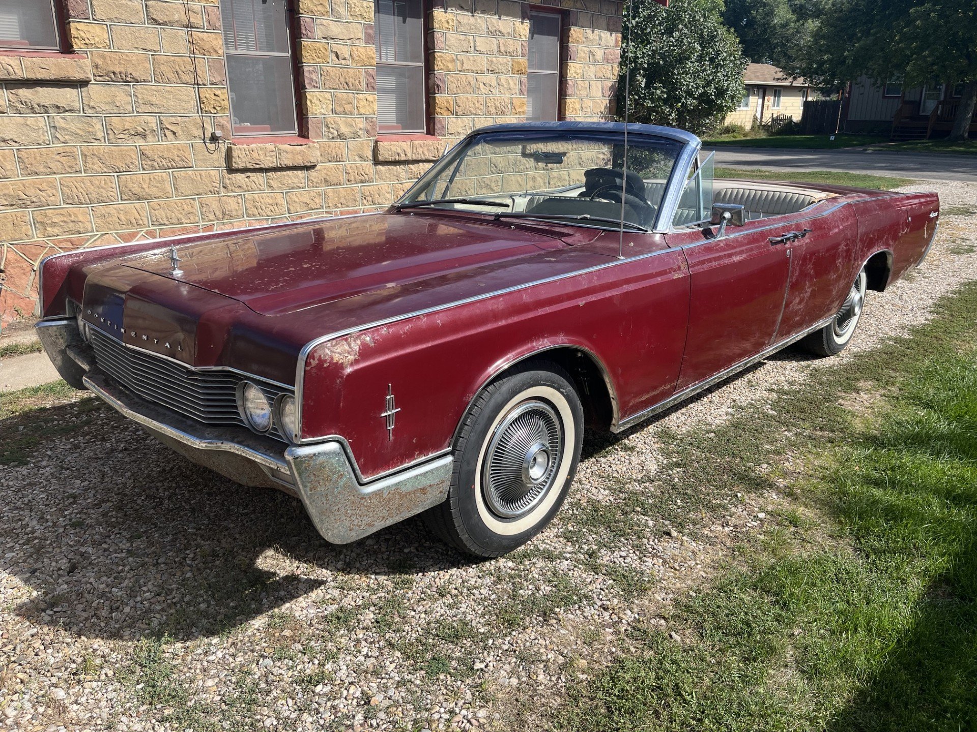 Crimson Kaiju 1966 Lincoln Continental Godzilla swap development car