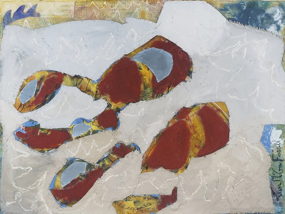 Abstract claws, from the Lobsters series by Erin McGee Ferrell