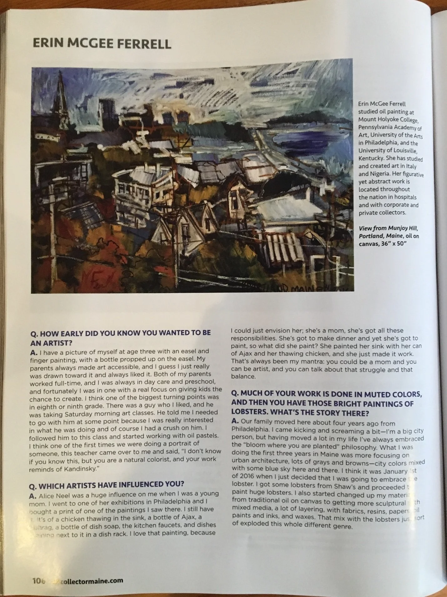 Artist interview