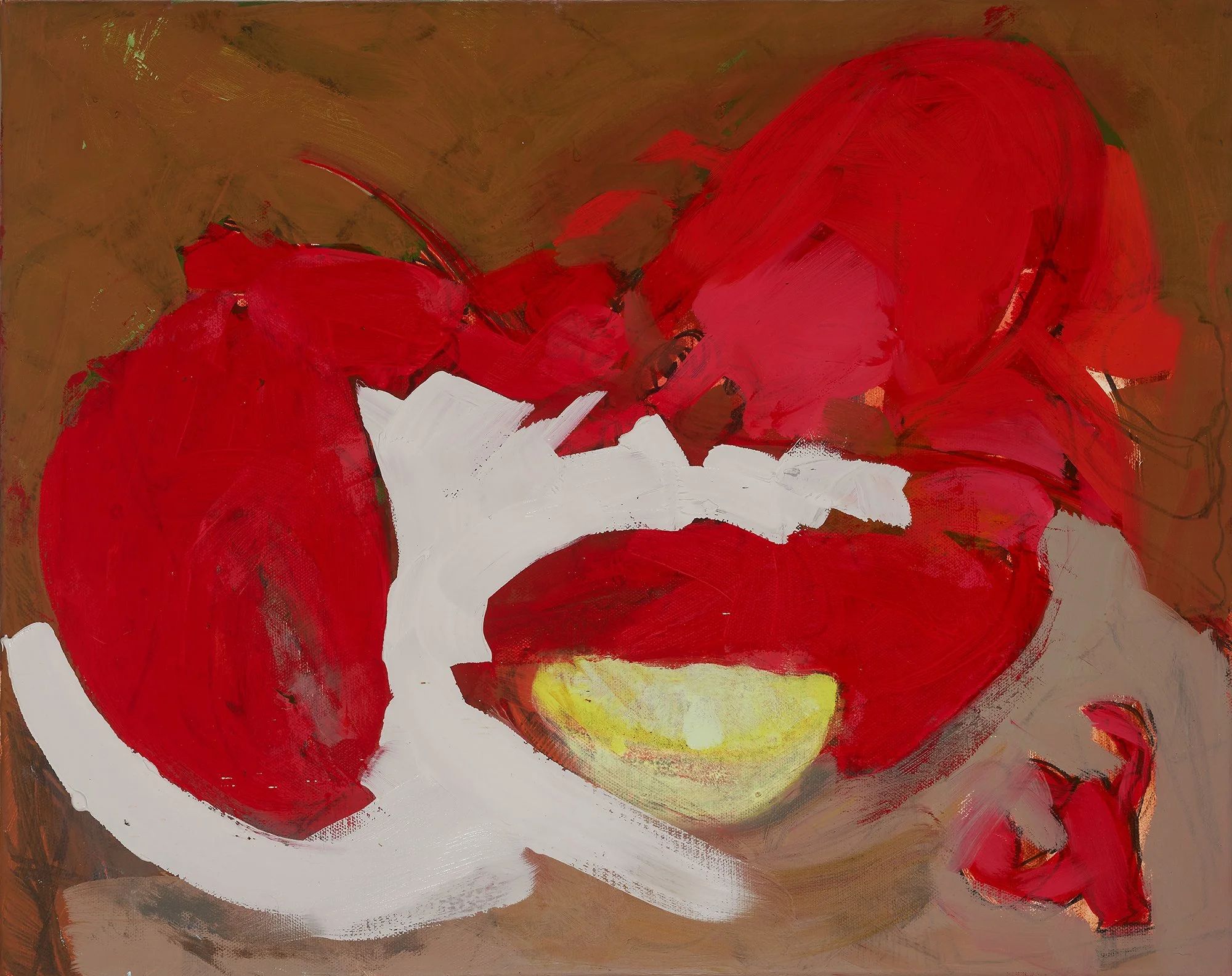 Lobster with lemon, from the Lobsters series by Erin McGee Ferrell