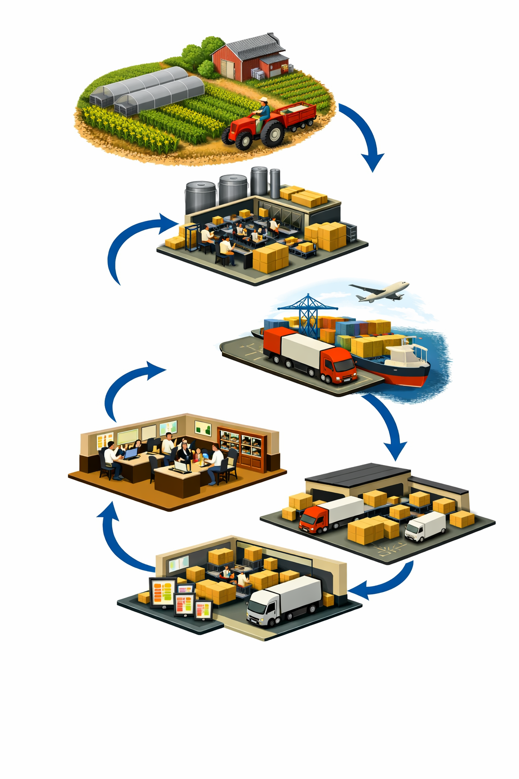 Supply chain management and logistics