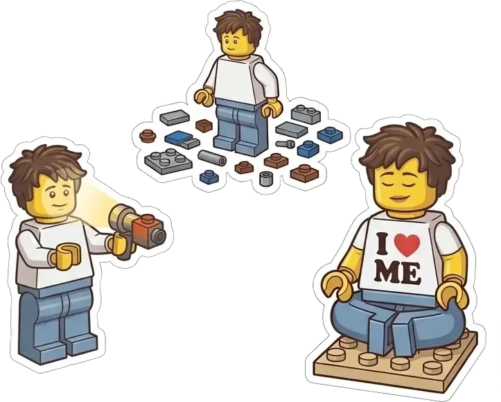 Self-compassion illustration