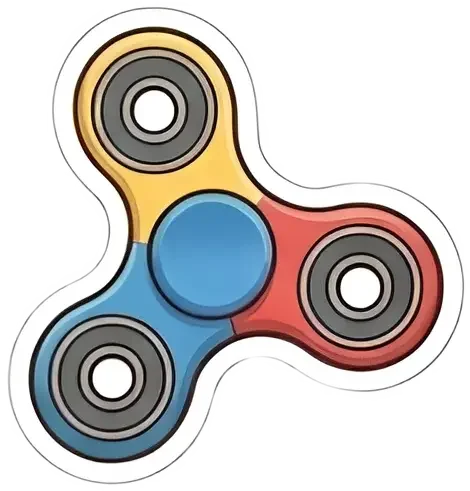 Fidget spinner — tap me!