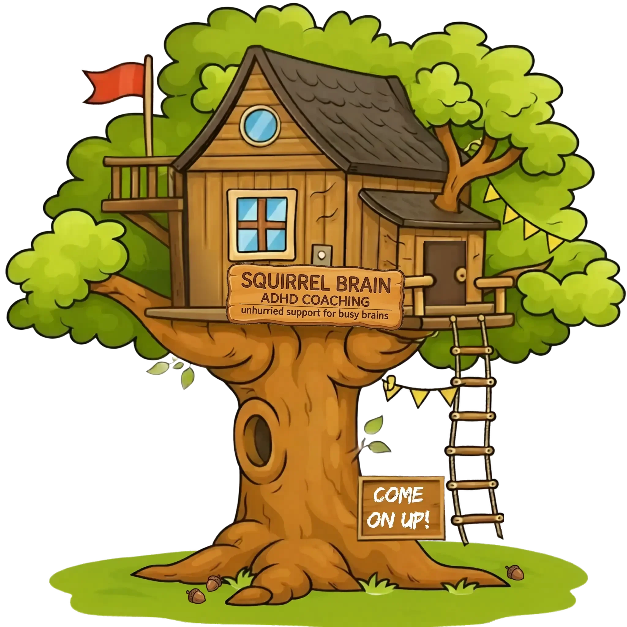 Squirrel Brain Coaching Treehouse
