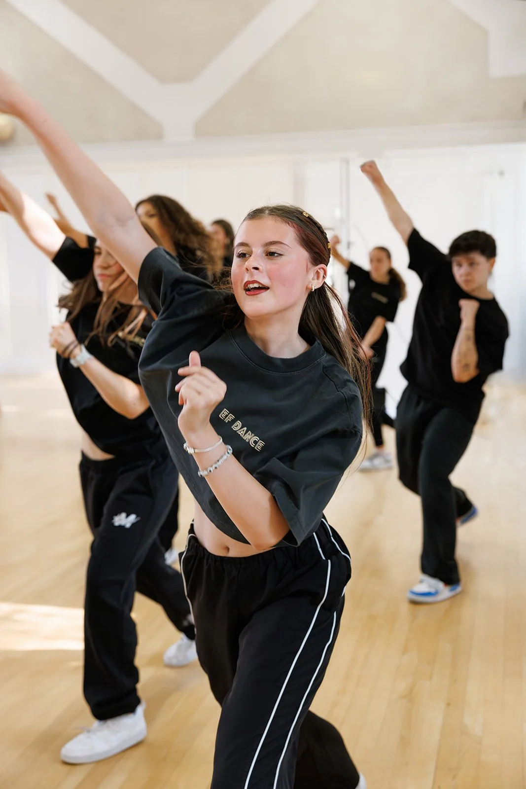 EF Dance students dancing together