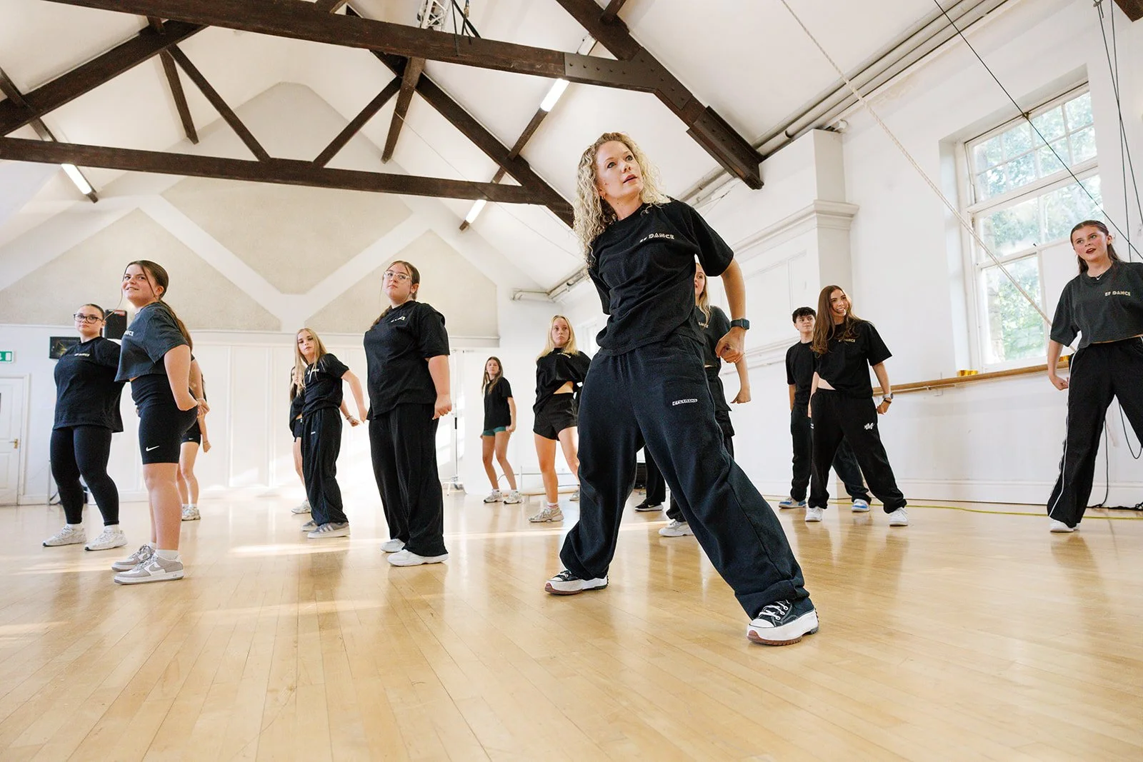 Dancers enjoying an EF Dance session