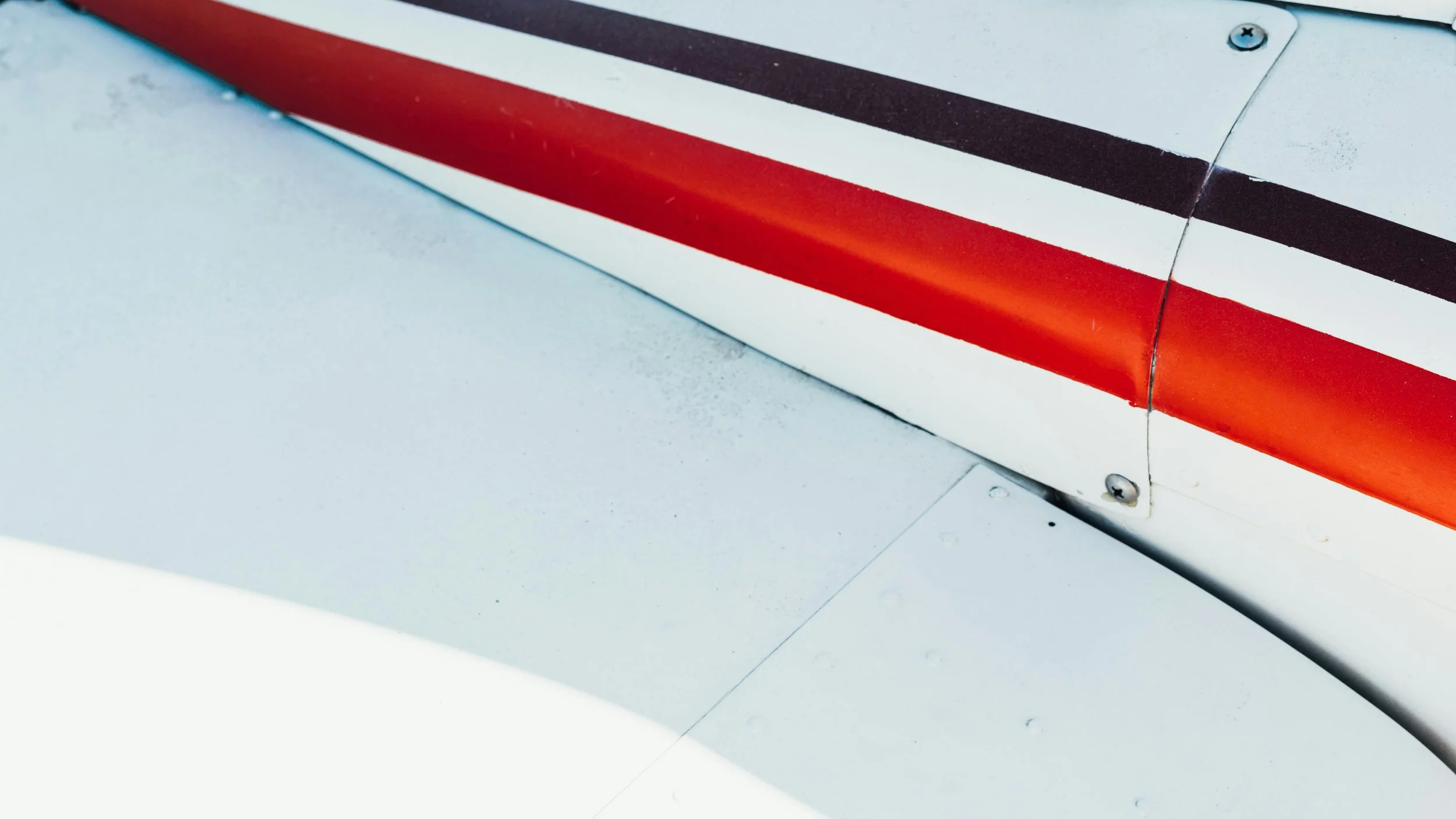 An aircraft on the apron at a European airport.