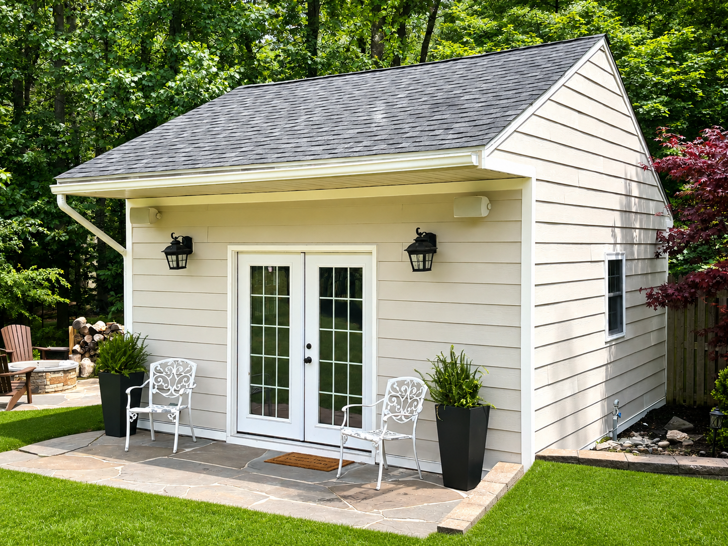 Completed exterior renovation and siding project by True North Builders in Montgomery County PA
