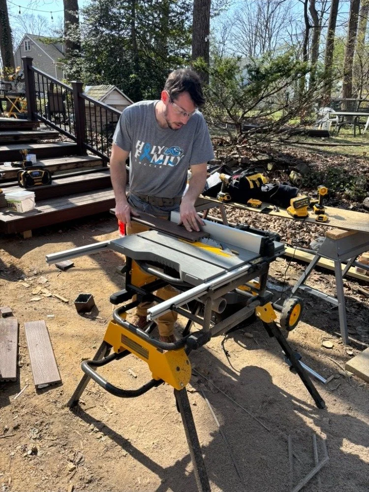True North Builders craftsmen at work on a job site in Montgomery County PA
