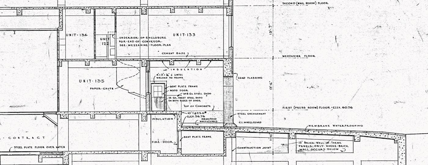 Architectural drawing detail