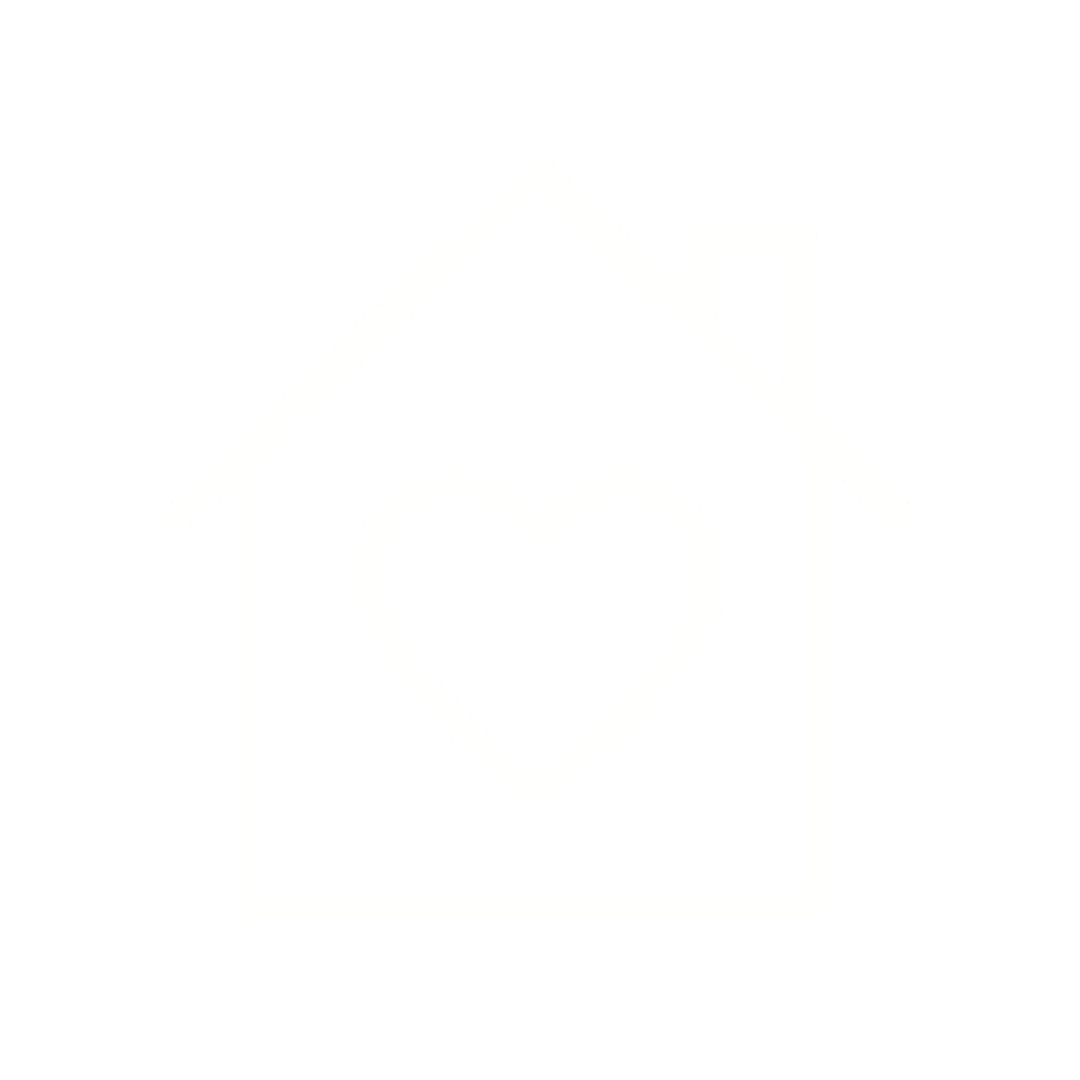 an icon of a house with a heart inside