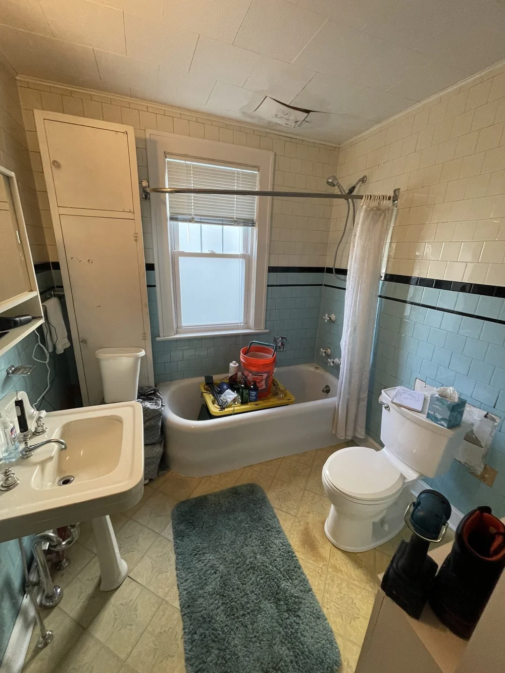 Morrisville bathroom before remodel