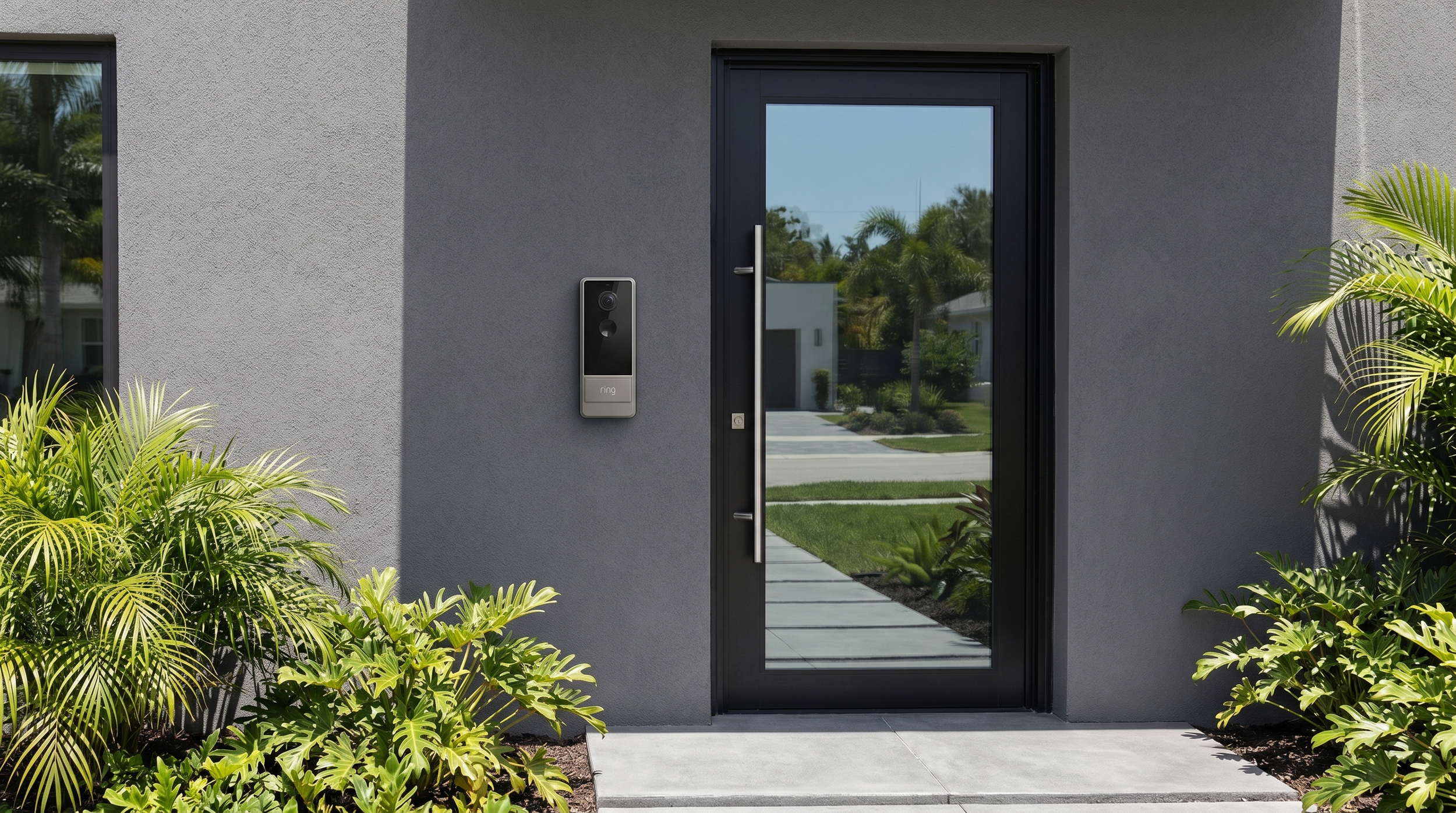 Smart cameras and video doorbell installation