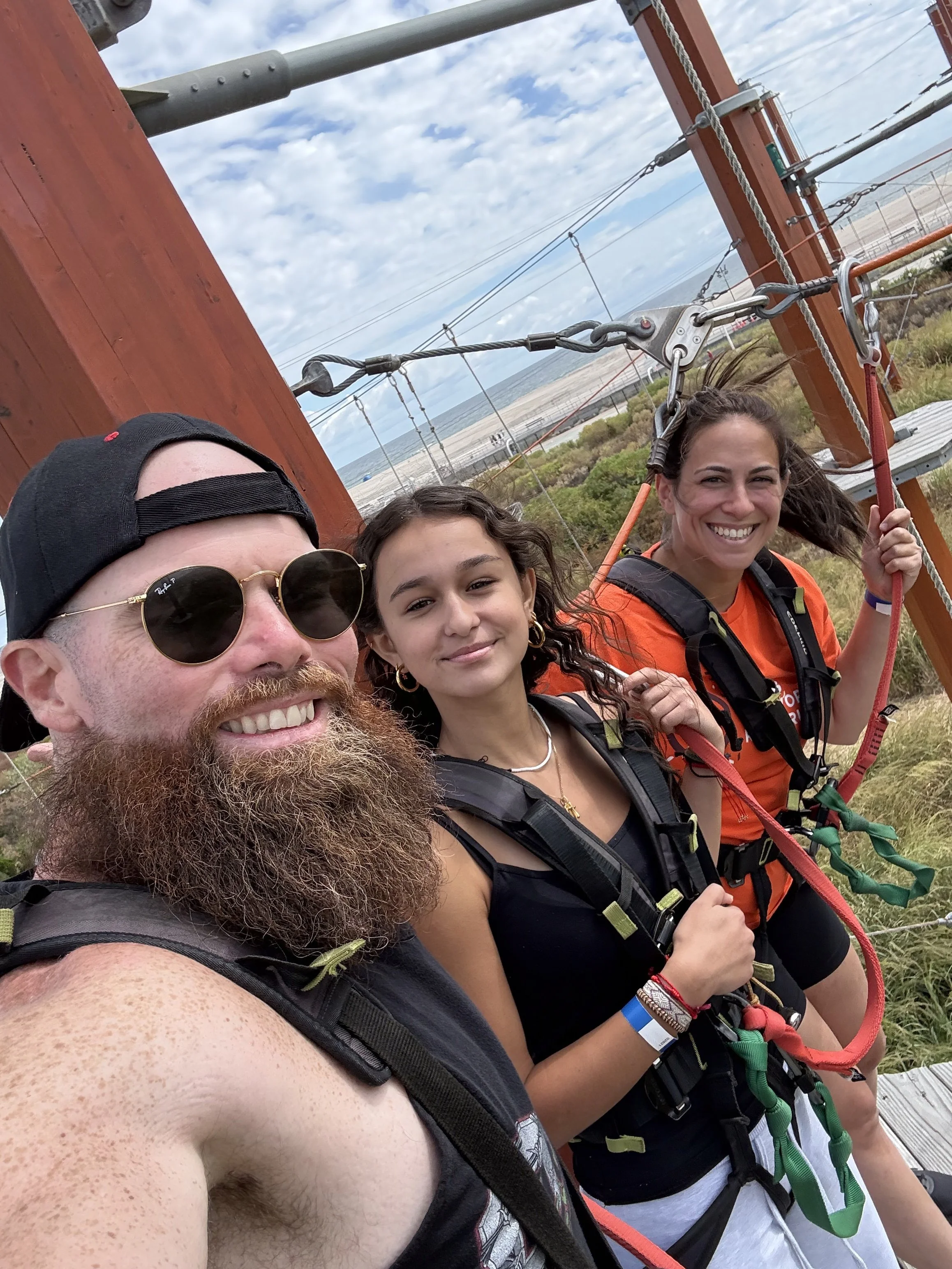 Alba with Tracy and Pat