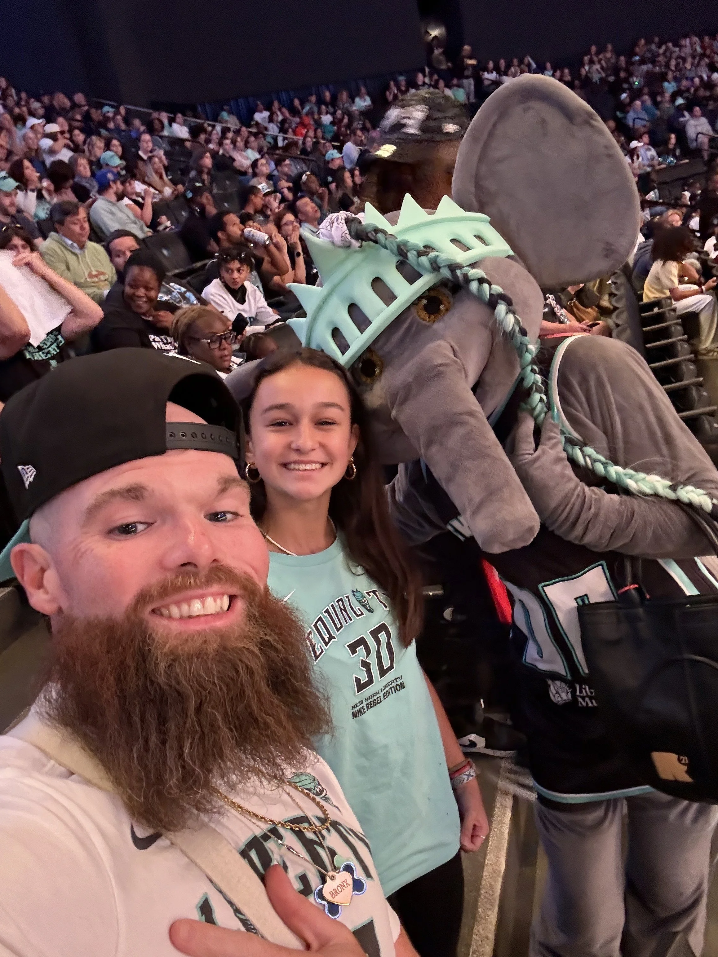 Alba with Tracy and Pat