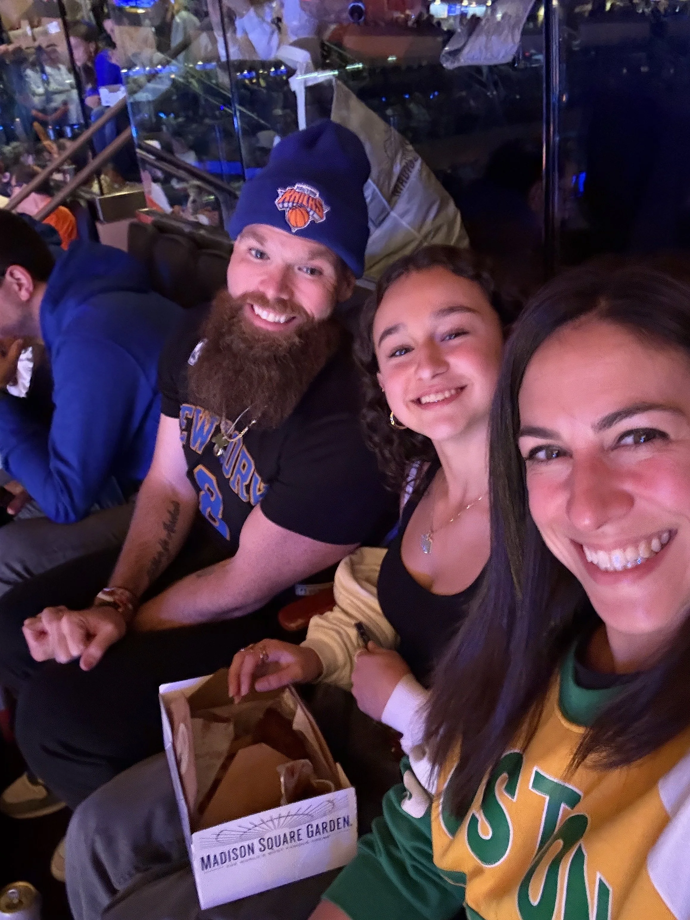 Alba with Tracy and Pat