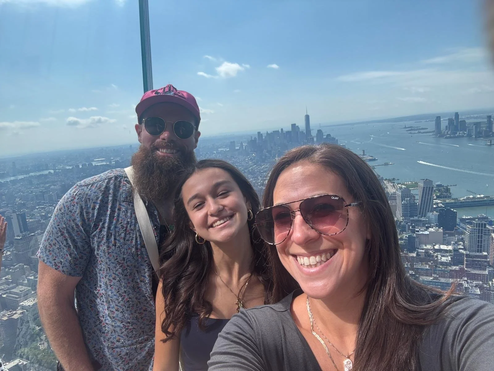 Alba with Tracy and Pat