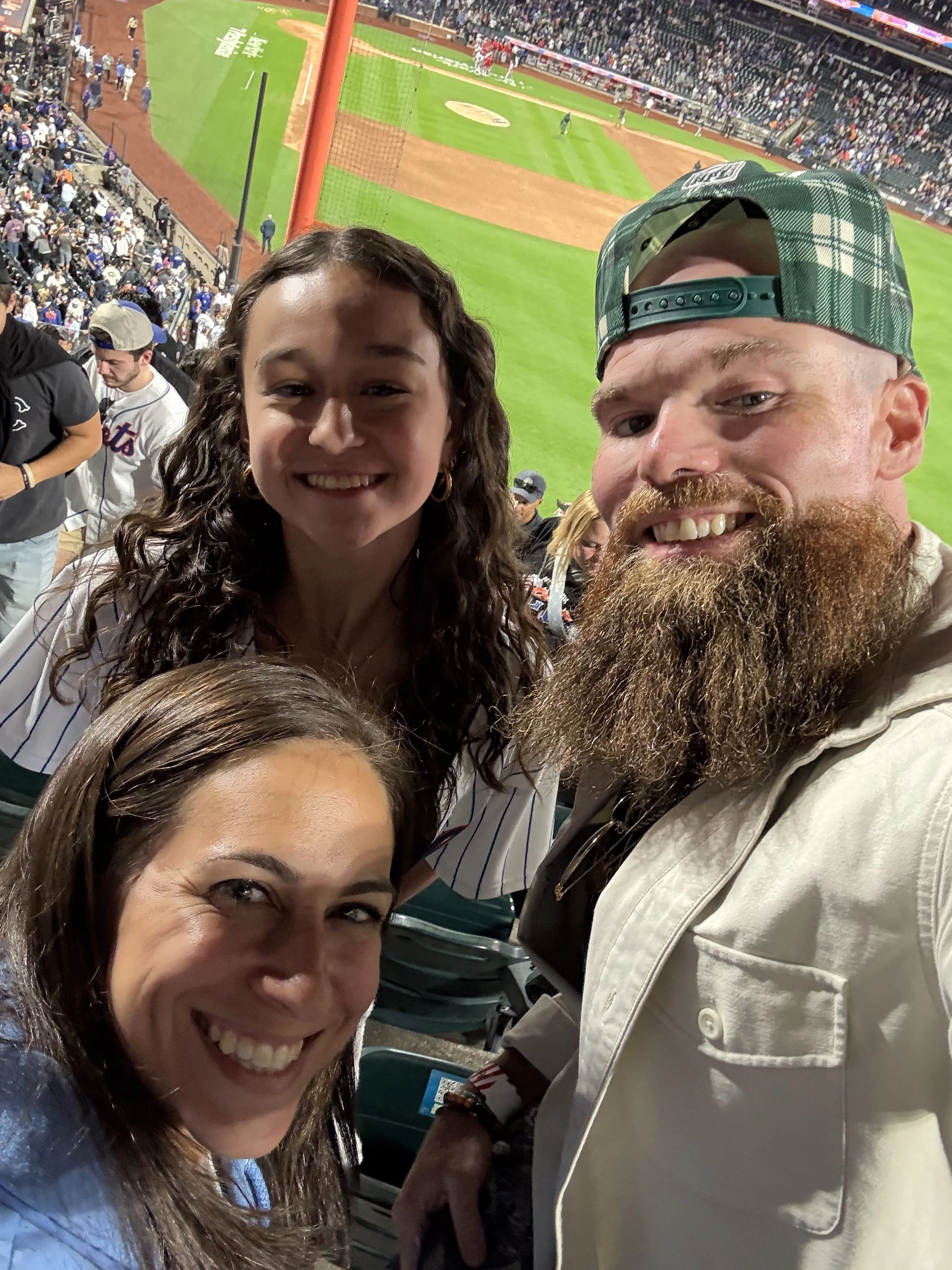 Alba with Tracy and Pat